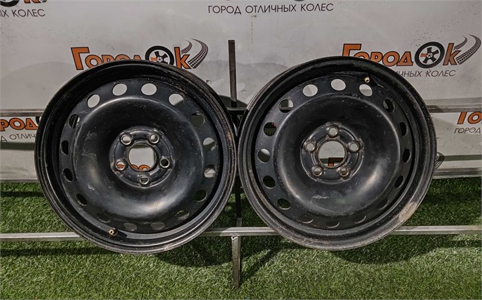 Пара штам. дисков R15 VOLKSWAGEN 5х100/57,1/38 23889 - фото 33673